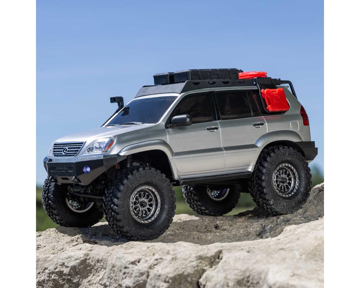 Axial SCX24 Lexus GX 470 1/24 4WD RTR Scale Mini Crawler Silver με Τηλεκατεύθυνση, Μπαταρία & Φορτιστή