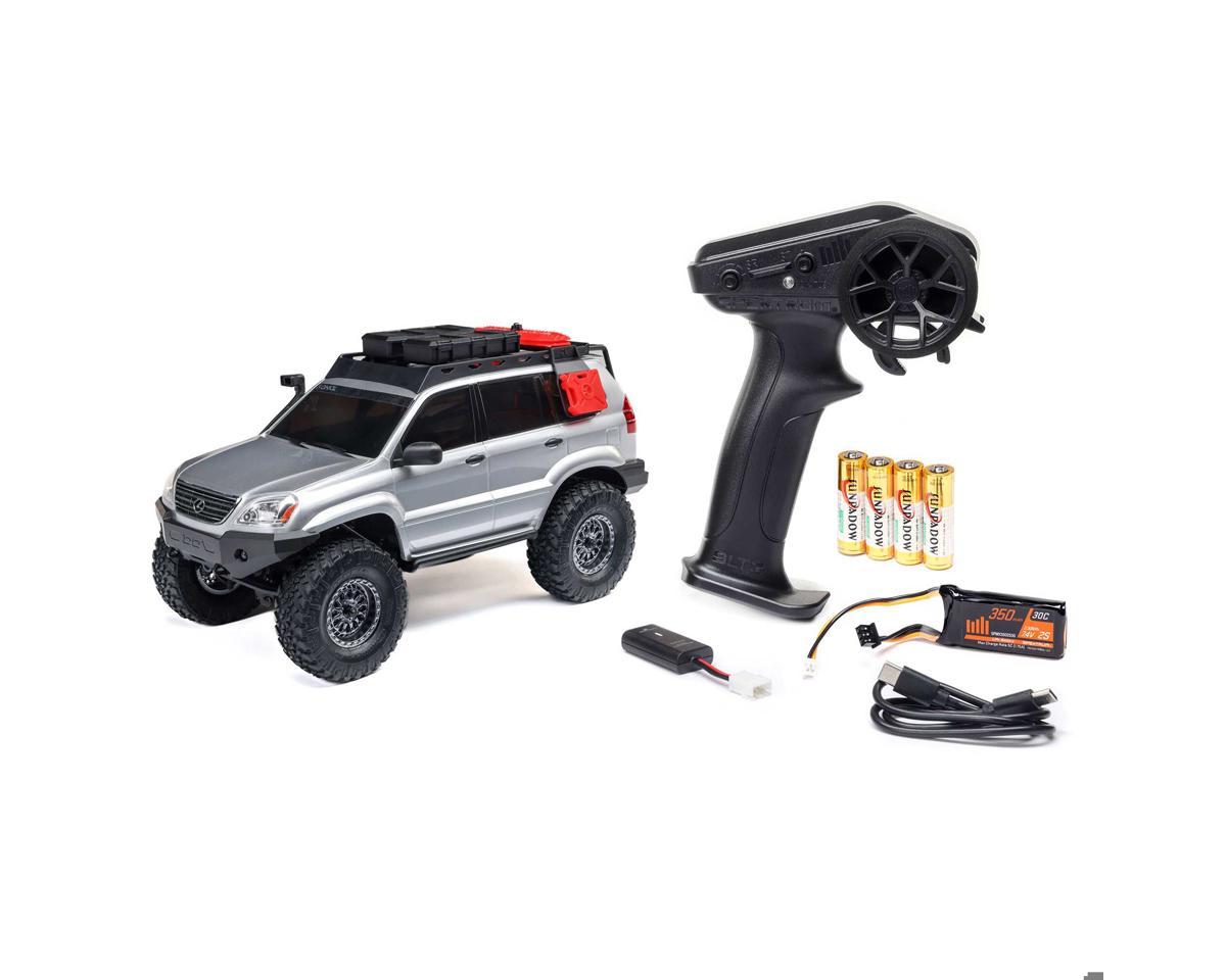 Axial SCX24 Lexus GX 470 1/24 4WD RTR Scale Mini Crawler Silver με Τηλεκατεύθυνση, Μπαταρία & Φορτιστή