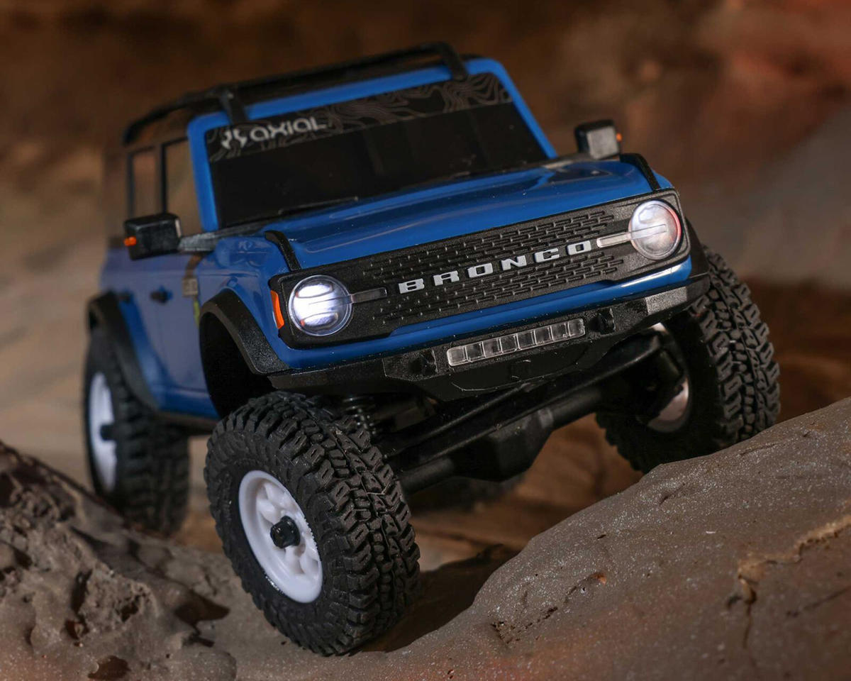 Axial SCX30 Ford Bronco 1/30 4WD RTR Scale Mini Crawler Blue – Με Μπαταρία, Φορτιστή & 2.4GHz Πομπό