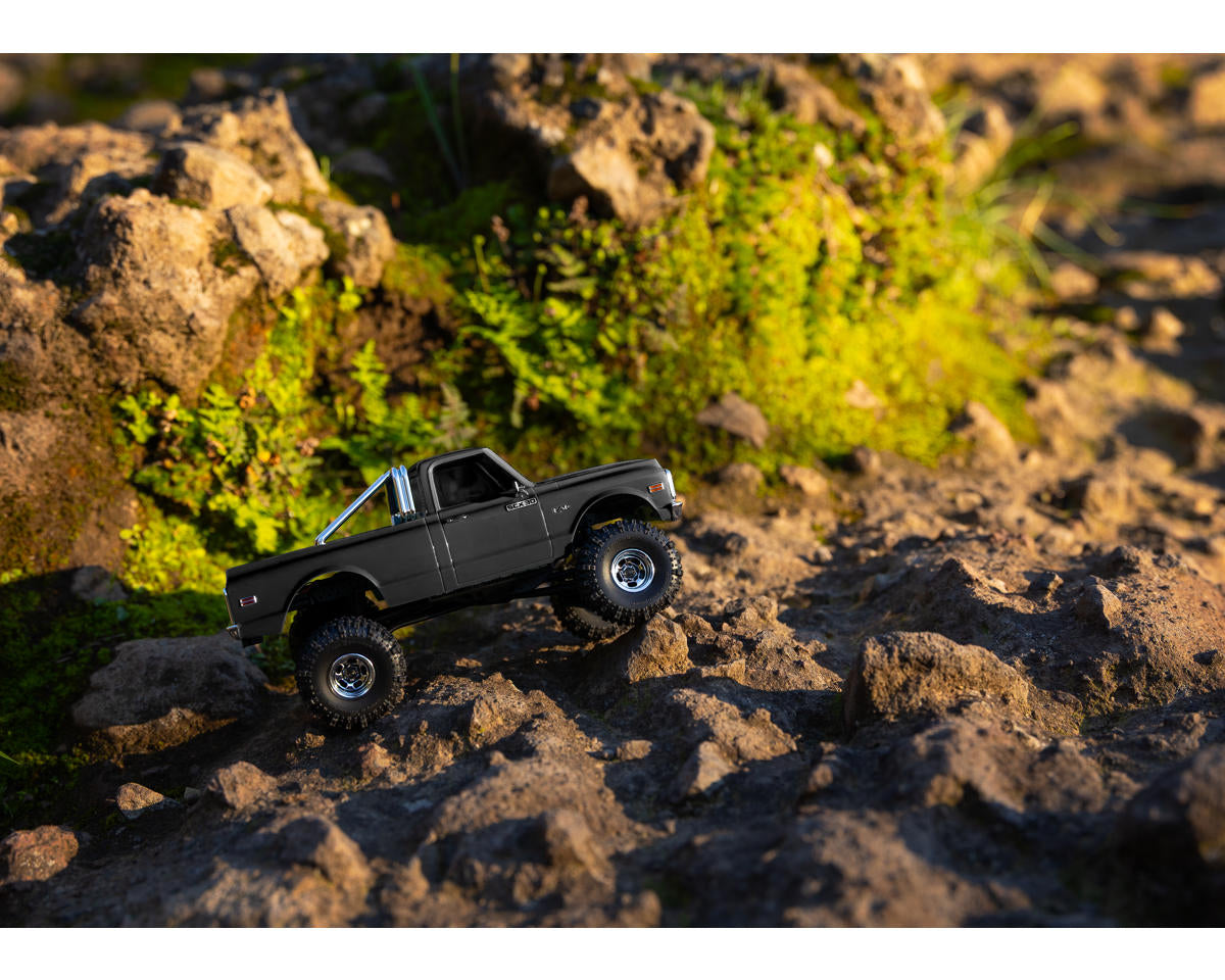 Axial SCX30 Chevrolet K10 1/30 4WD RTR Micro Scale Crawler (Black) με 2.4GHz, LiPo & Charger