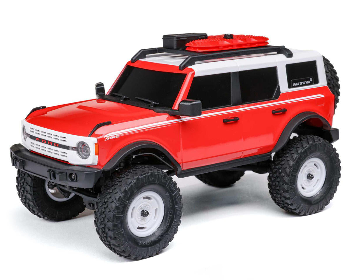 Axial SCX24 Ford Bronco Hard Body 1/24 RTR 1/24 4WD RTR Mini Crawler με μπαταρία & φορτιστή