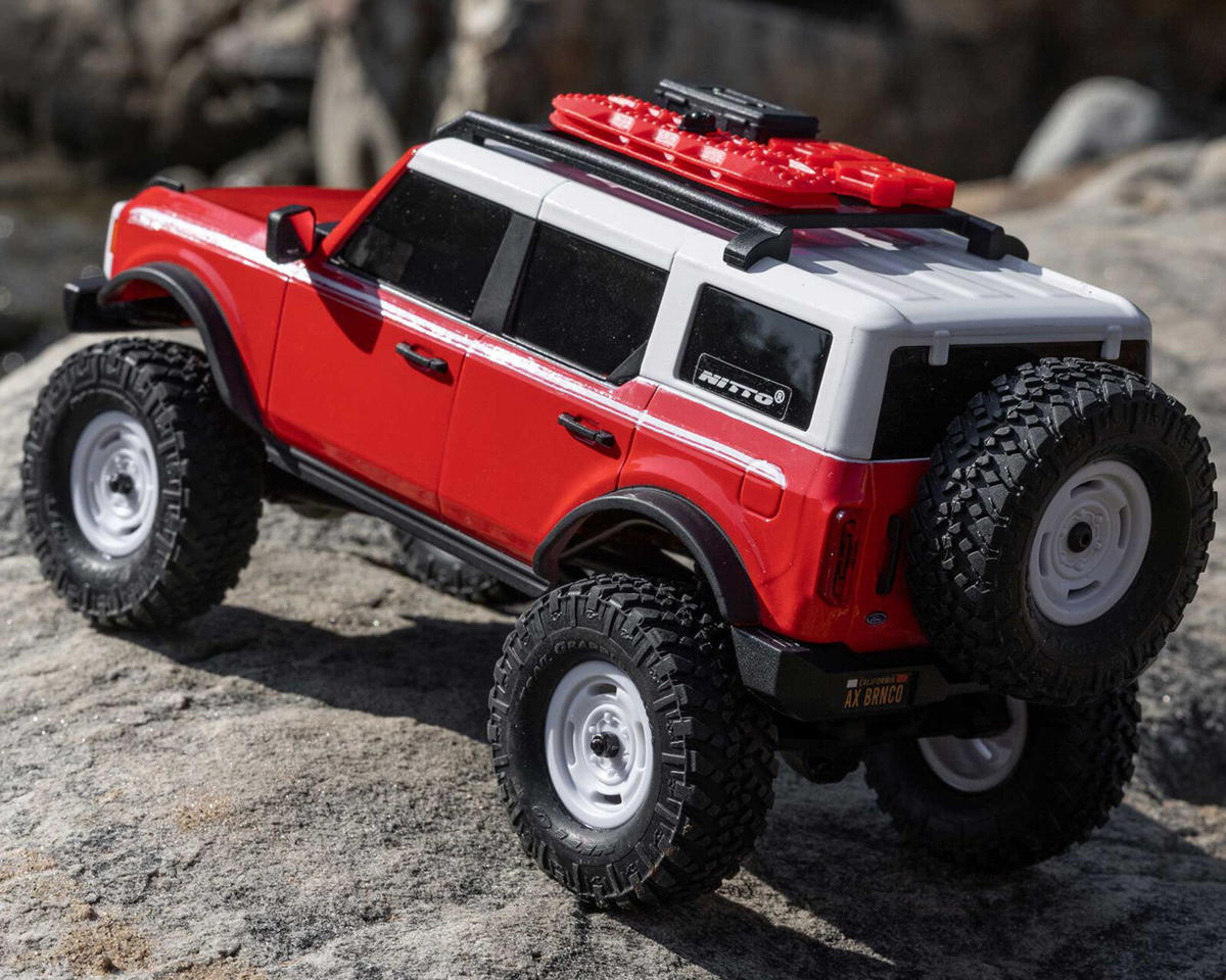 Axial SCX24 Ford Bronco Hard Body 1/24 RTR 1/24 4WD RTR Mini Crawler με μπαταρία & φορτιστή