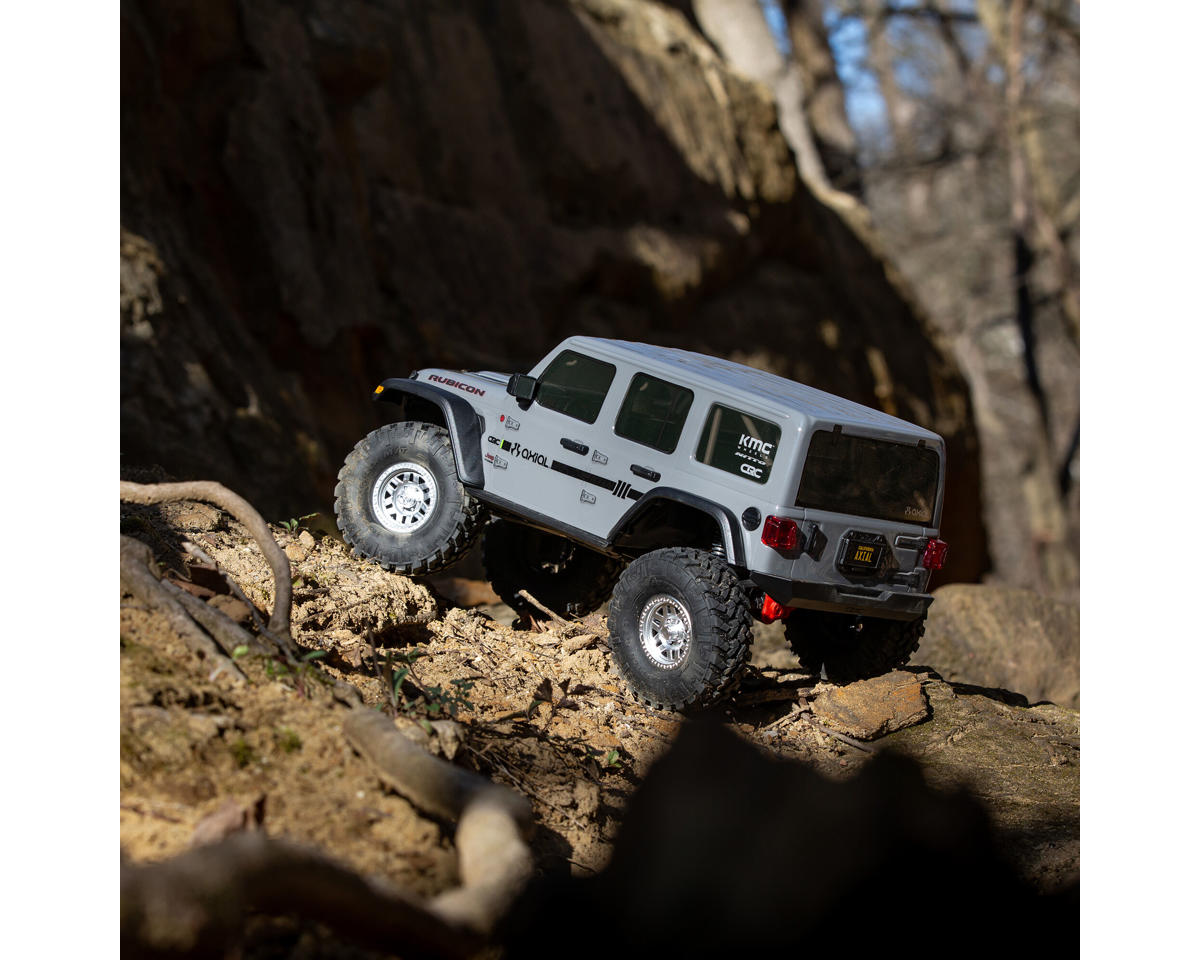 Axial SCX10 III Jeep JLU Wrangler 1/10 4WD RTR Rock Crawler Grey με Portals & DX3 2.4GHz