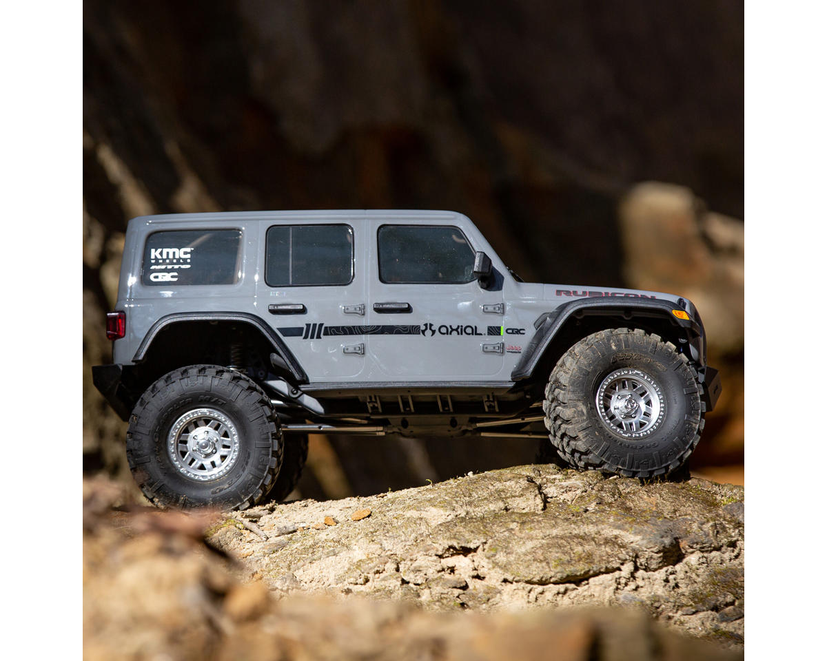 Axial SCX10 III Jeep JLU Wrangler 1/10 4WD RTR Rock Crawler Grey με Portals & DX3 2.4GHz