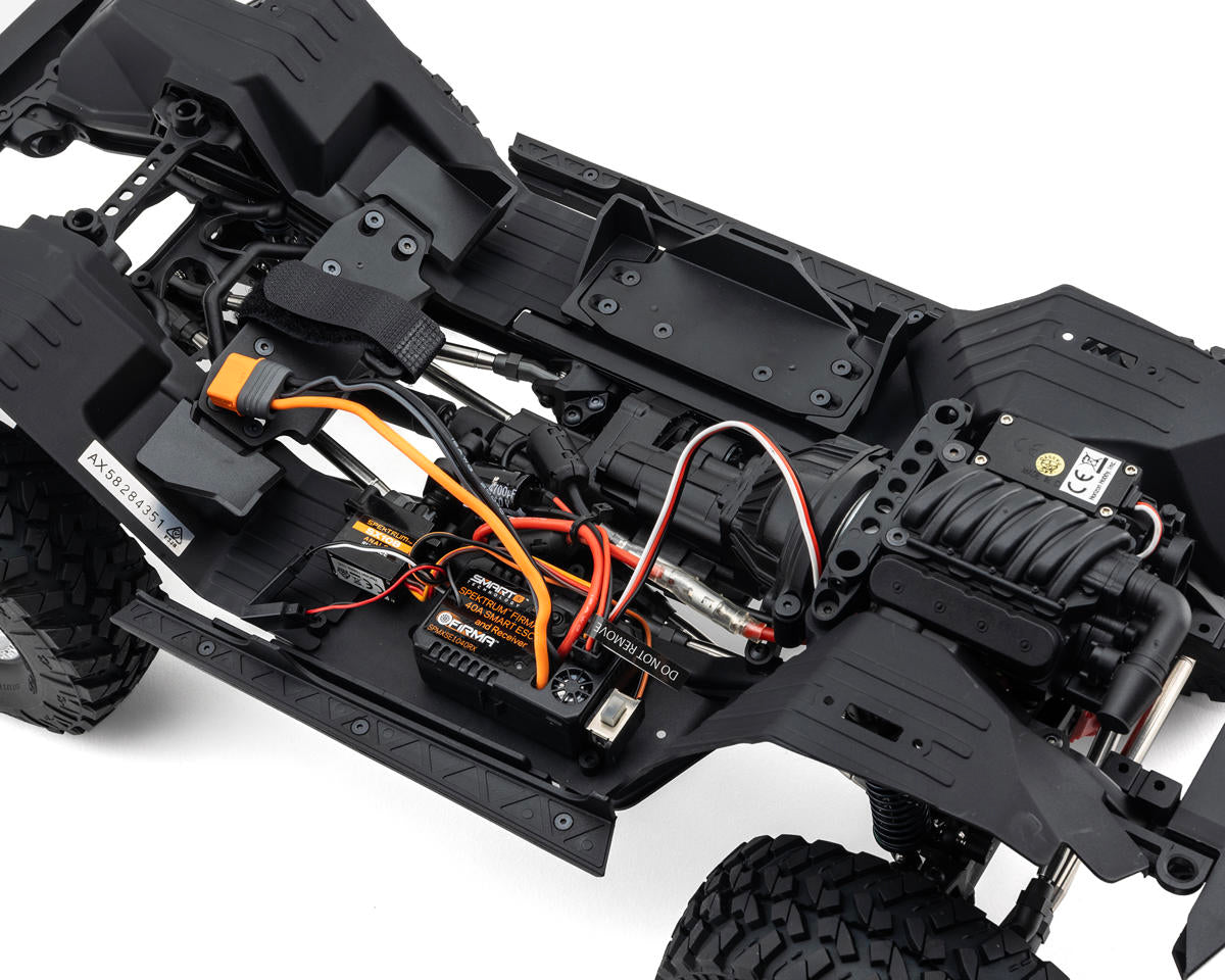 Axial SCX10 III Jeep JLU Wrangler 1/10 4WD RTR Rock Crawler Grey με Portals & DX3 2.4GHz