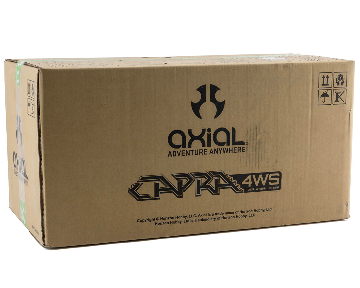 Axial Capra 1.9 4WS Unlimited Trail Buggy 1/10 RTR 4WD Rock Crawler (Black) w/DX3 2.4GHz Radio