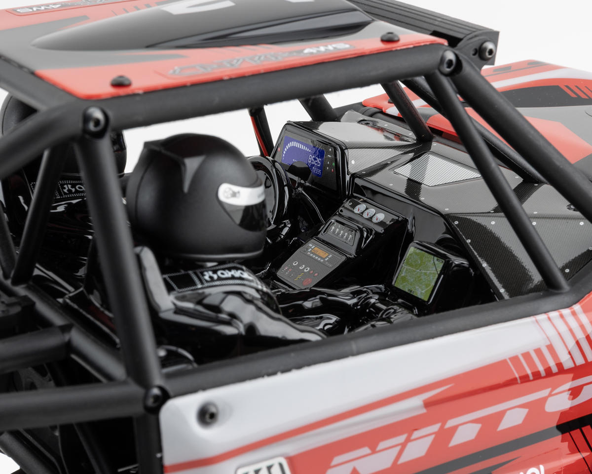Axial Capra 1.9 4WS Unlimited Trail Buggy 1/10 RTR 4WD Rock Crawler (Black) w/DX3 2.4GHz Radio
