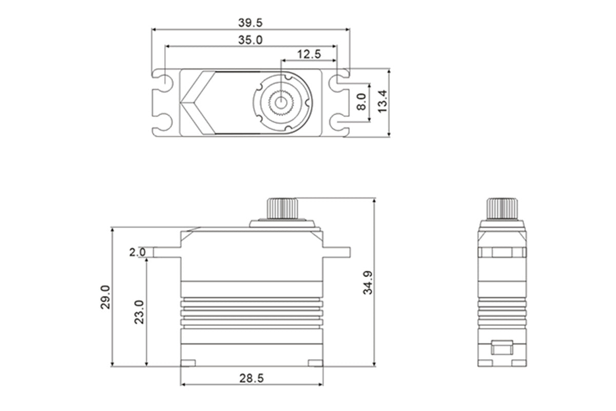 SRT M11 1/12 Pancar HV CORELESS Servo