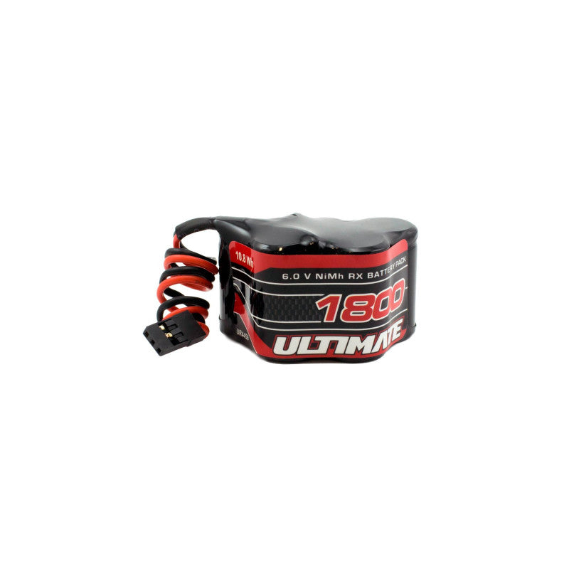 Ultimate Racing 6.0V 1800mAh NiMH Hump Receiver Battery Pack JR