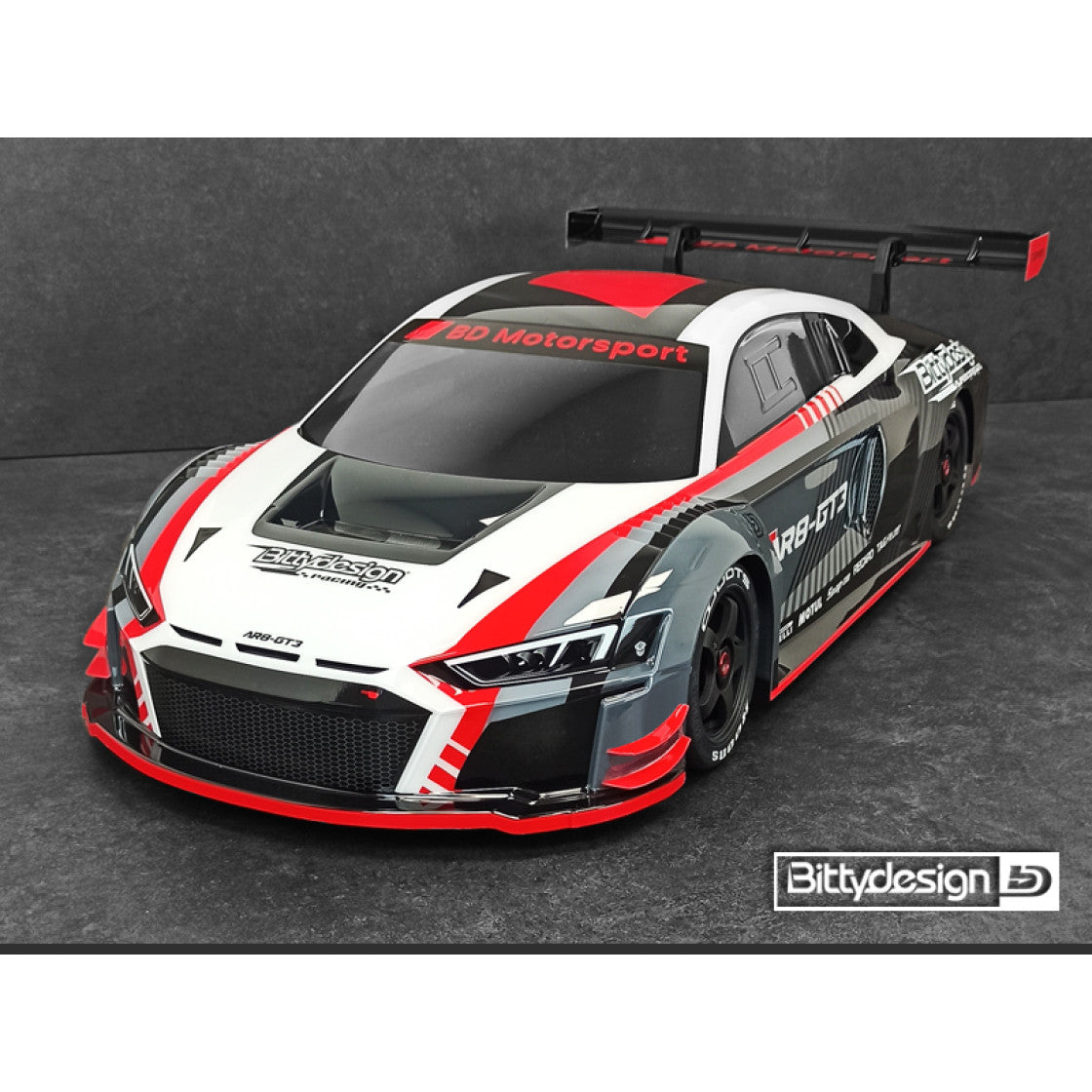 Bittydesign AR8-GT3 1/7 Διάφανο Αμάξωμα GT για Arrma Infraction / Limitless