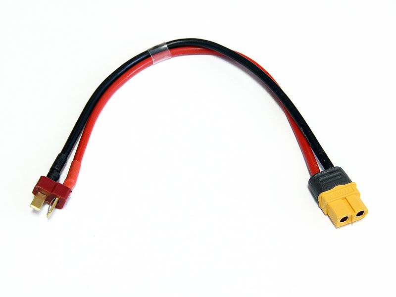 ProtonRC XT60 Female to T-Plug Deans Male 20cm 14AWG – Καλώδιο Φόρτισης RC