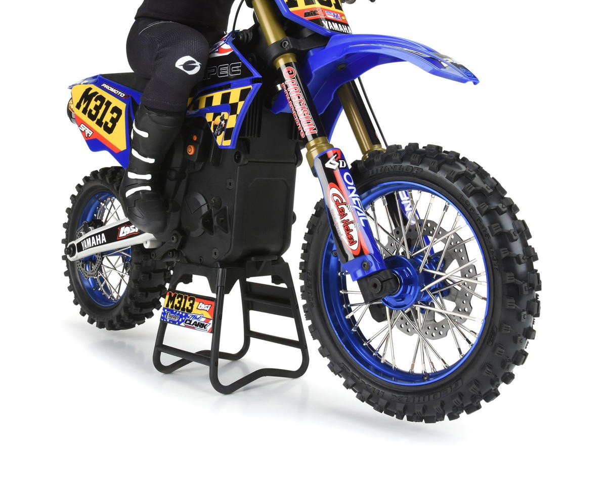 Pro-Line Promoto-MX Pro-Spec Aluminum V2 Bead Pre-Assembled Front Wheel Blue/Blue για Losi Promoto-MX