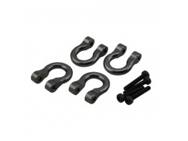 PROTONRC 4PCS Aluminum Alloy Hooks Hitch Tow Shackles for TRx-4 1/10 RC Crawler