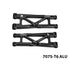 GPM Alu Rear Lower Arms Black 7075-T6 – Πίσω Κάτω Ψαλίδια για Arrma 1/16 Mini Kraton 3S