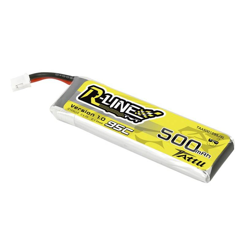 Tattu R-Line 500mAh 3.7V 95C 1S LiPo Battery PH2.0