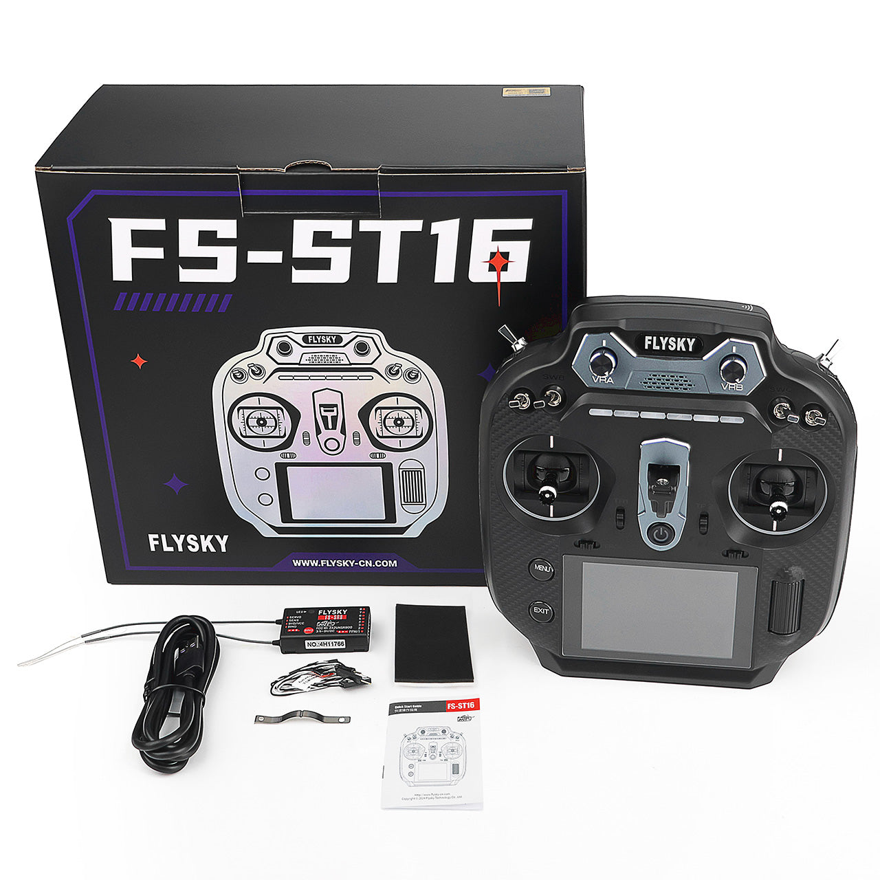 FlySky FS-ST16 16CH Transmitter (ANT) AFHDS3 w/Receiver