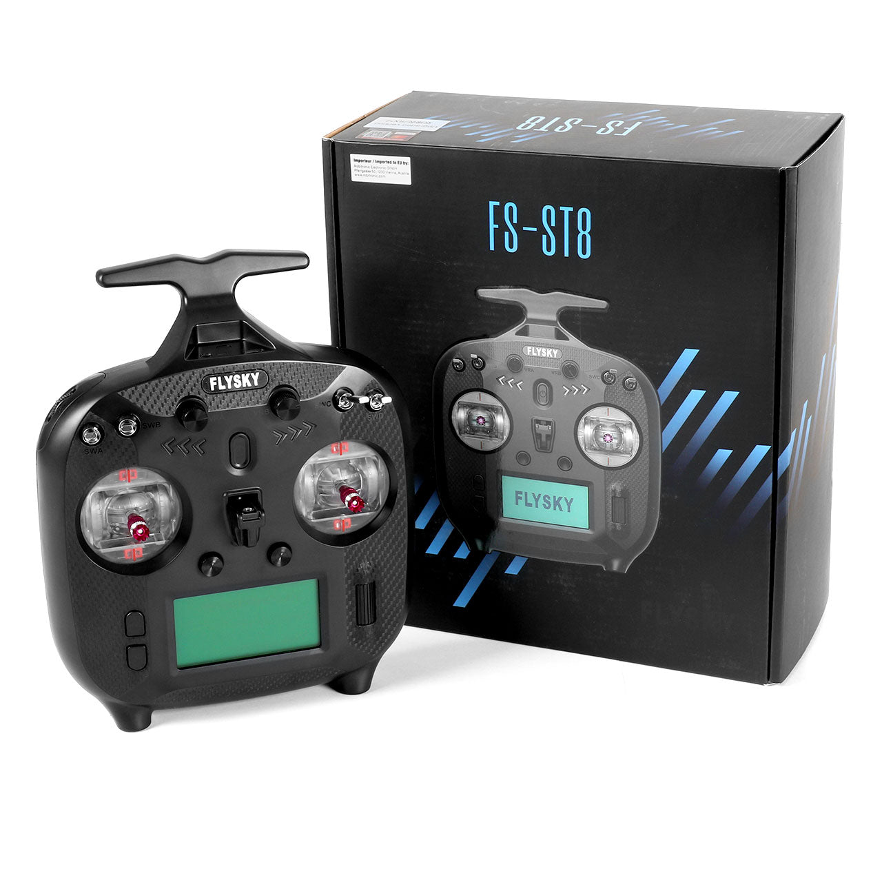 FlySky FS-ST8 Upgrade 2.4GHz Radio Set 8-10CH με Δέκτη FS-SR8 (AFHDS 3 / ANT)