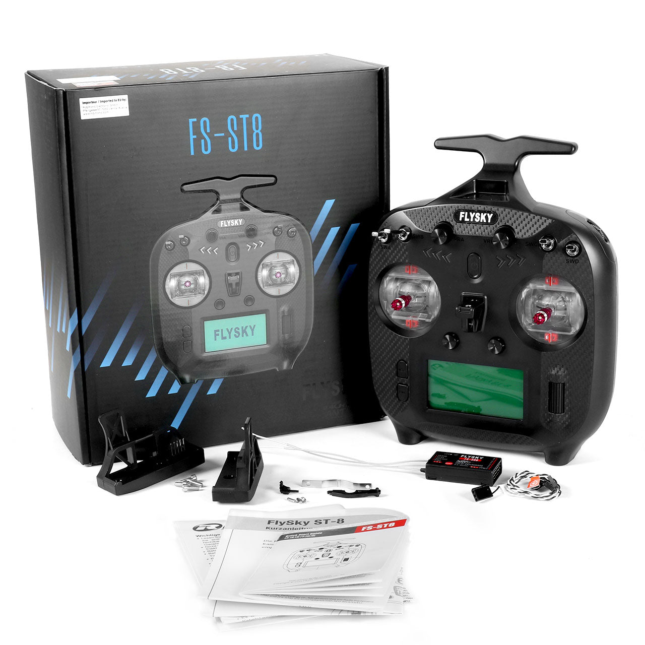 FlySky FS-ST8 Upgrade 2.4GHz Radio Set 8-10CH με Δέκτη FS-SR8 (AFHDS 3 / ANT)