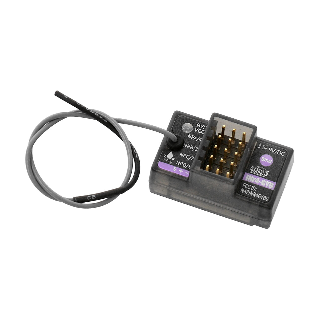 FlySky INR4-GYB AFHDS3 4-Channel Receiver w/Gyro (PWM / i-BUS / S.BUS)