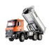 HUINA 1598 1/14 RC Dump Truck 6x6 11CH 2.4GHz – Τηλεκατευθυνόμενο Φορτηγό Ανατροπής Orange