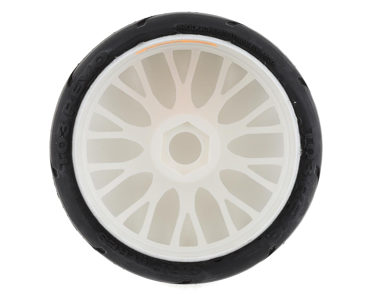 1/8 GT T03 REVO Mounted Tires – Κολλημένα Λάστιχα σε 20 Spoke FLEX White Wheels με Επιλογή Γόμας XB / XM