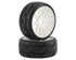 1/8 GT T03 REVO Mounted Tires – Κολλημένα Λάστιχα σε 20 Spoke FLEX White Wheels με Επιλογή Γόμας XB / XM