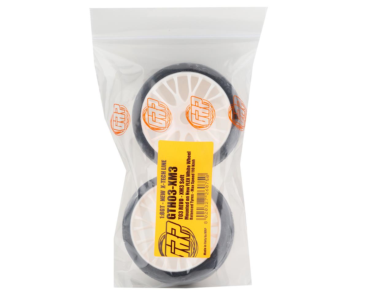 1/8 GT T03 REVO Mounted Tires – Κολλημένα Λάστιχα σε 20 Spoke FLEX White Wheels με Επιλογή Γόμας XB / XM