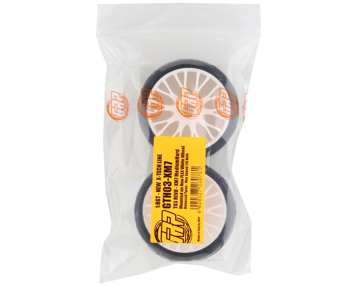 1/8 GT T03 REVO Mounted Tires – Κολλημένα Λάστιχα σε 20 Spoke FLEX White Wheels με Επιλογή Γόμας XB / XM