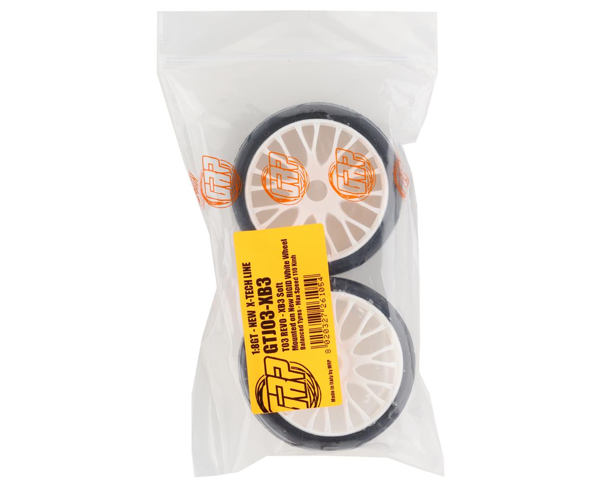 1/8 GT T03 REVO Mounted Tires – Κολλημένα Λάστιχα σε 20 Spoke RIGID White Wheels με Επιλογή Γόμας XB / XM