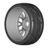 1/8 GT T03 REVO Mounted Tires – Κολλημένα Λάστιχα σε 20 Spoke FLEX Silver Wheels με Επιλογή Γόμας XB / XM