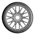 1/8 GT T03 REVO Mounted Tires – Κολλημένα Λάστιχα σε 20 Spoke FLEX Silver Wheels με Επιλογή Γόμας XB / XM