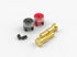 ProtonRC Heatsink Bullet Plug Grips w/ 4-5mm Bullets (Black/Red)