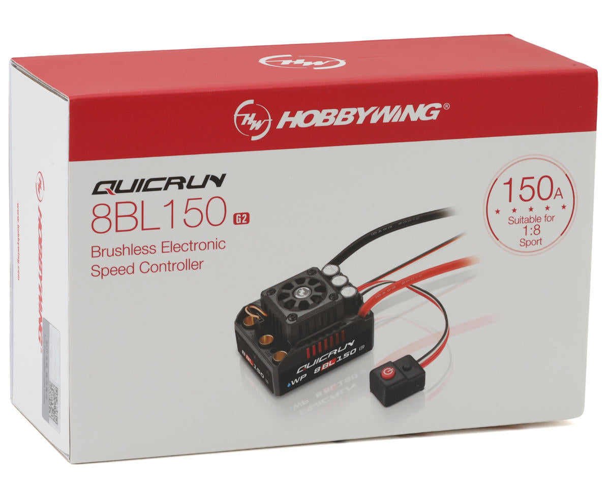 Hobbywing QuicRun 8BL150 G2 ESC 150A 3-6S