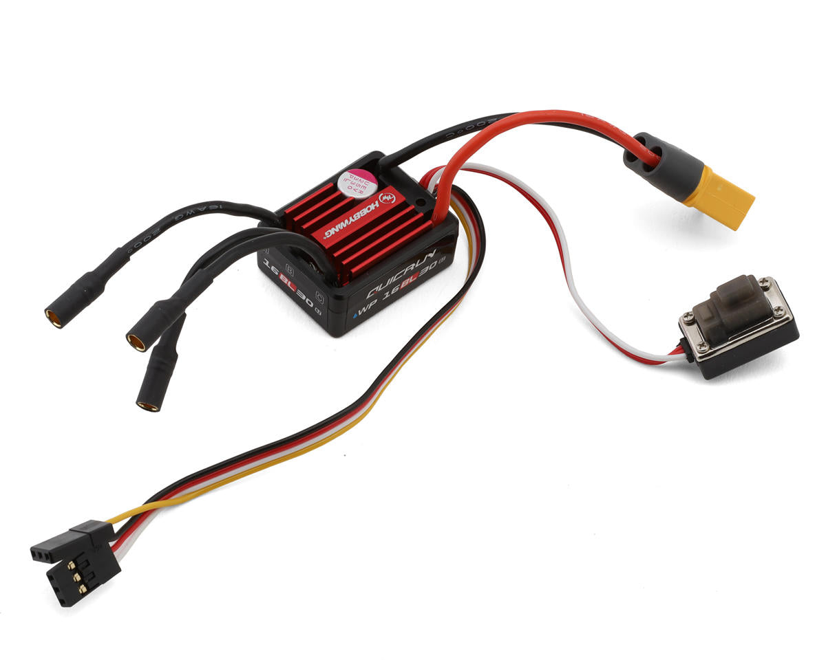 Hobbywing QuicRun WP-16BL30 G2 30A Waterproof Brushless ESC – Mini ESC 2S–3S για 1/16 & 1/18 RC
