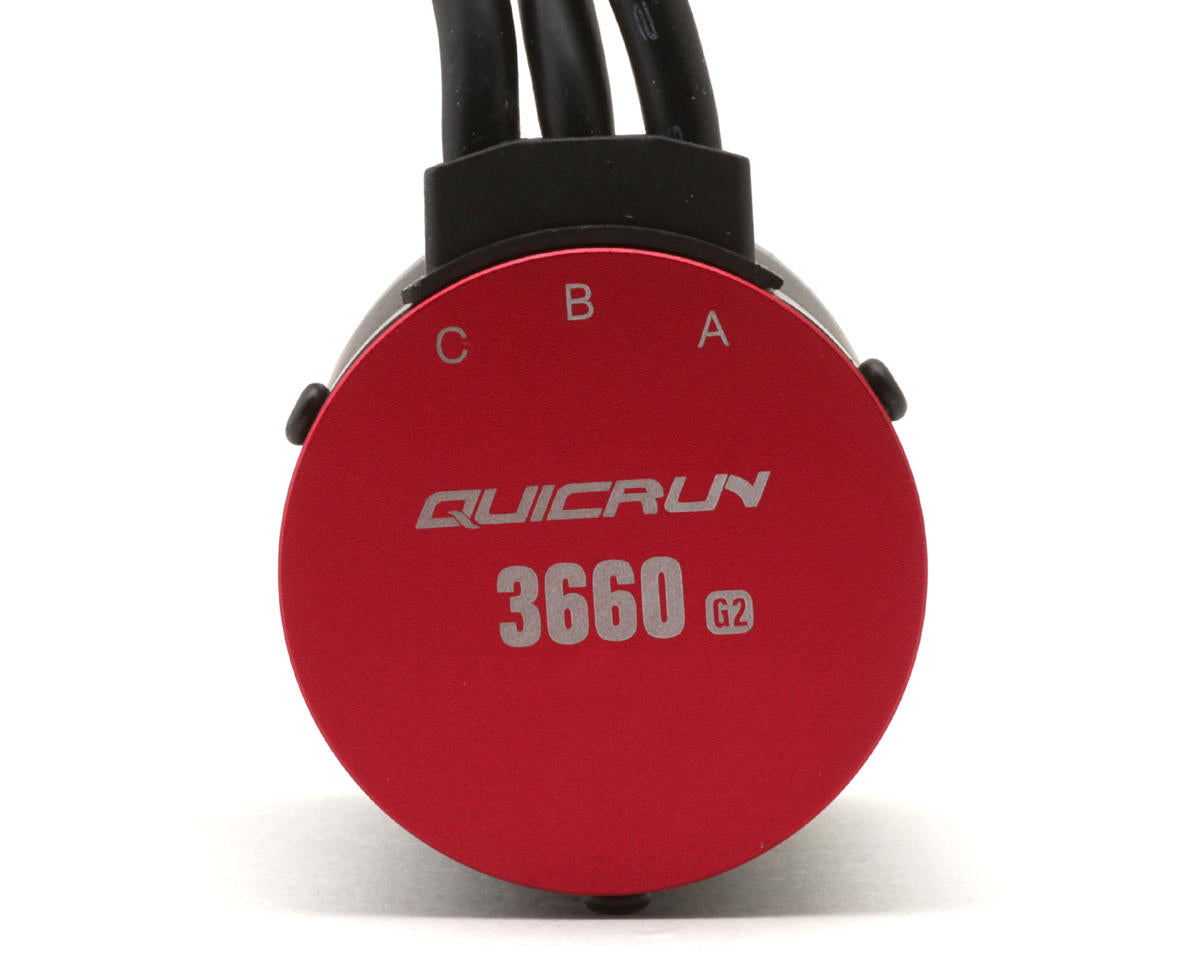 Hobbywing QuicRun 10BL120 G2 Sensorless Combo – 3660SL 3150kV (1/10)