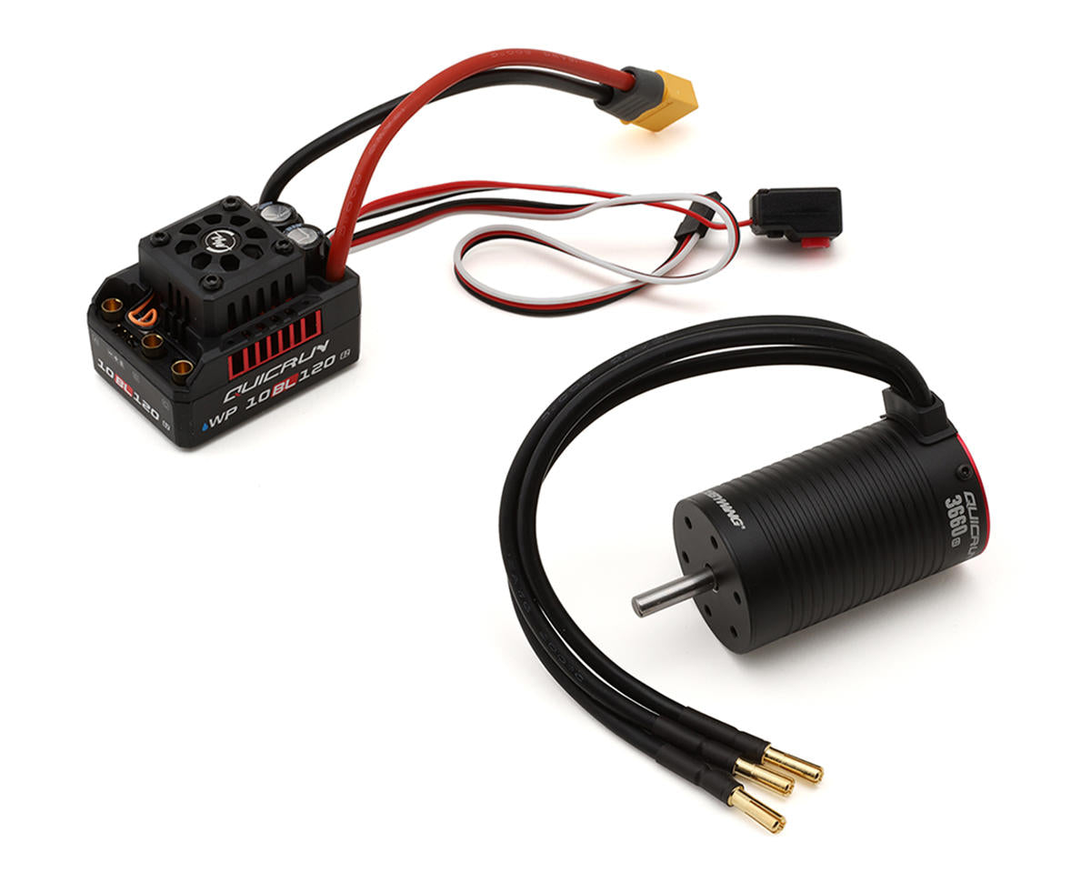Hobbywing QuicRun 10BL120 G2 Sensorless ESC / 3660SL 3700kV Combo (1/10)