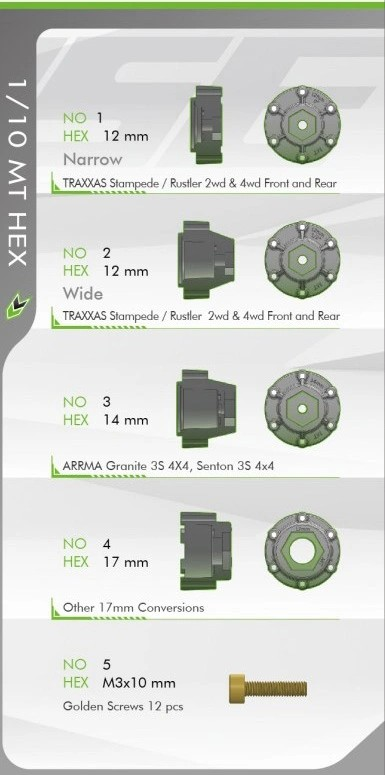 Louise ST-ROCKET 1/10 Soft MFT Ελαστικά με 12/14/17mm Hex (2)