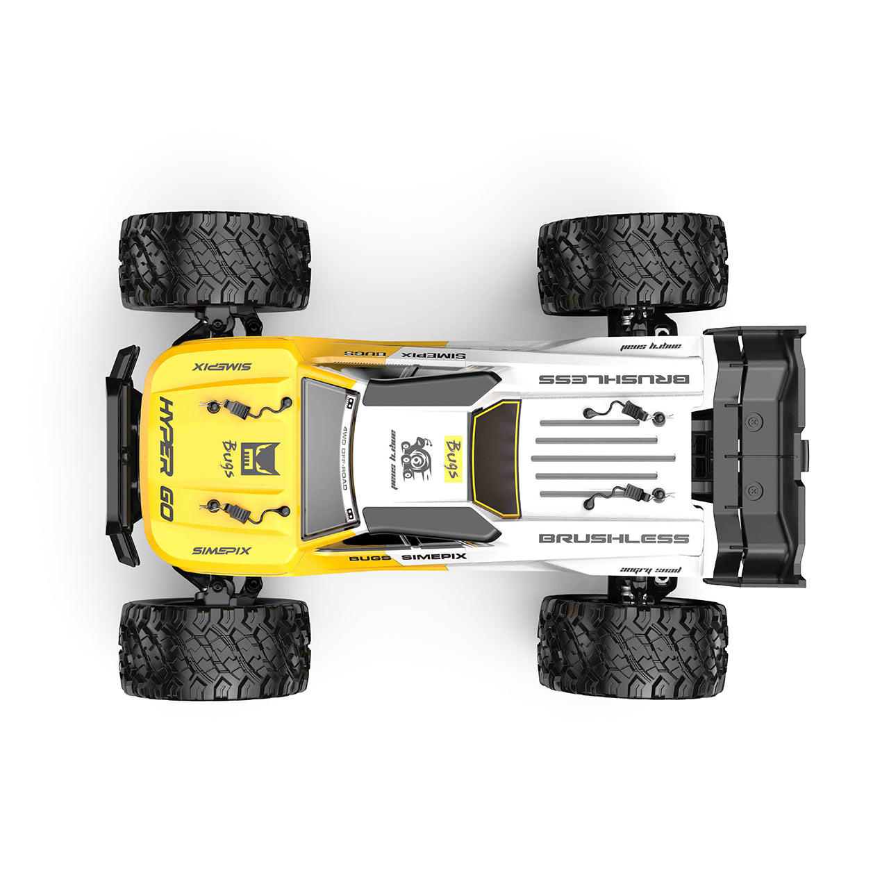 MJX Hyper GO 14207 1/14 Brushless Truggy 4WD RTR με 2 Αμαξώματα, Μπαταρία & Φορτιστή