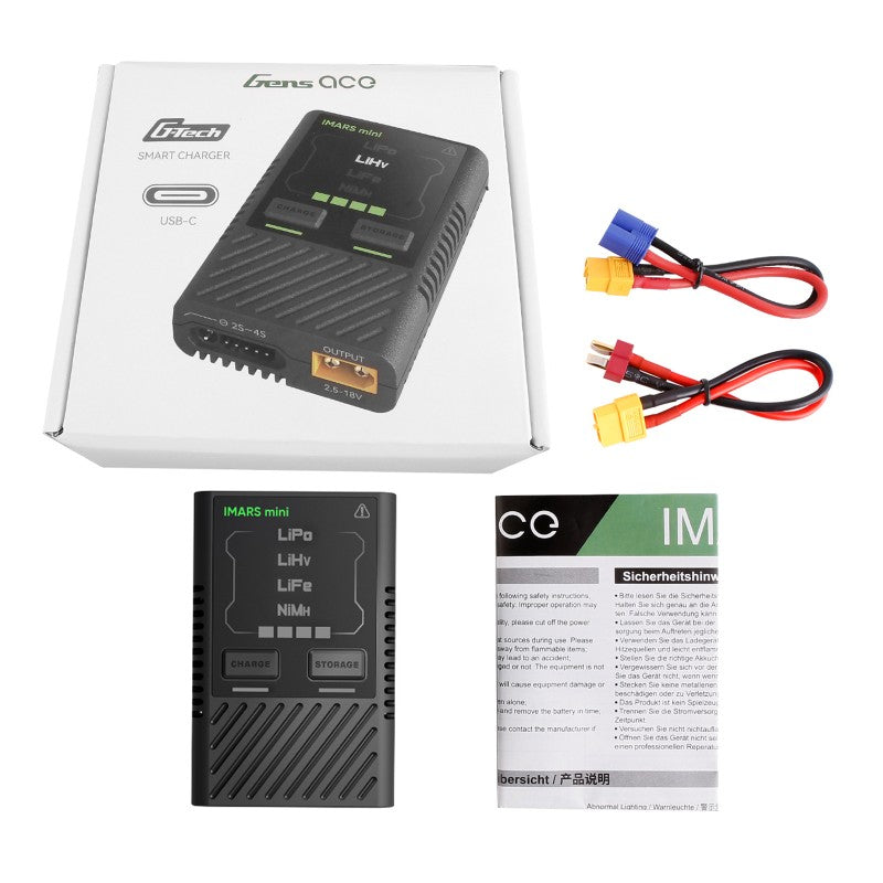 Gens Ace iMars Mini G-Tech USB-C 60W Charger (EU) | Racerc