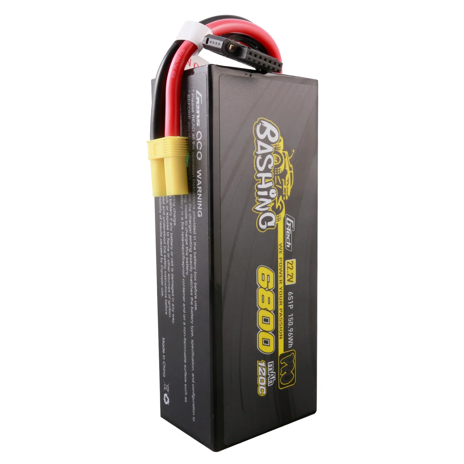 Gens ace G-Tech 6800mAh 22.2V 120C 6S HardCase LiPo Battery με EC5 (Bashing Series)