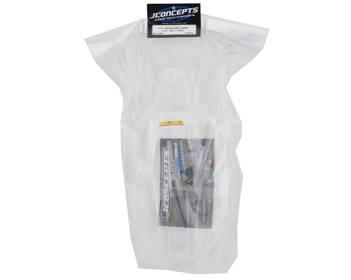 JConcepts Mugen MBX8 S15 1/8 Nitro Buggy Body (Clear)