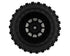 JConcepts Magma Pre-Mounted Monster Truck Tires με Hazard Wheels Μαύρα (2) Platinum Compound