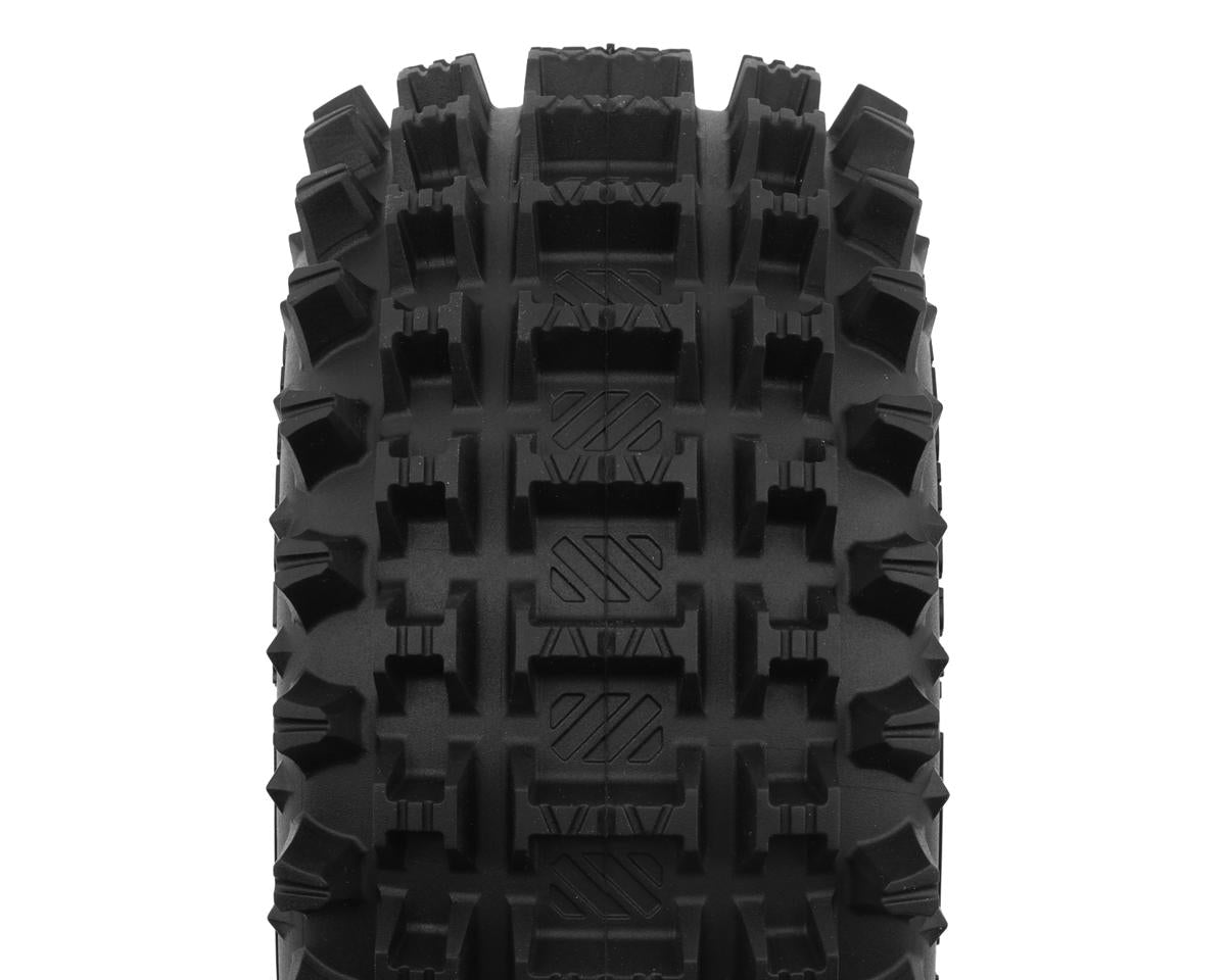 JConcepts Magma 6.0 Pre-Mounted Tires Medium με Μαύρες Ζάντες για Traxxas Maxx & Arrma Kraton/Kagama 4S