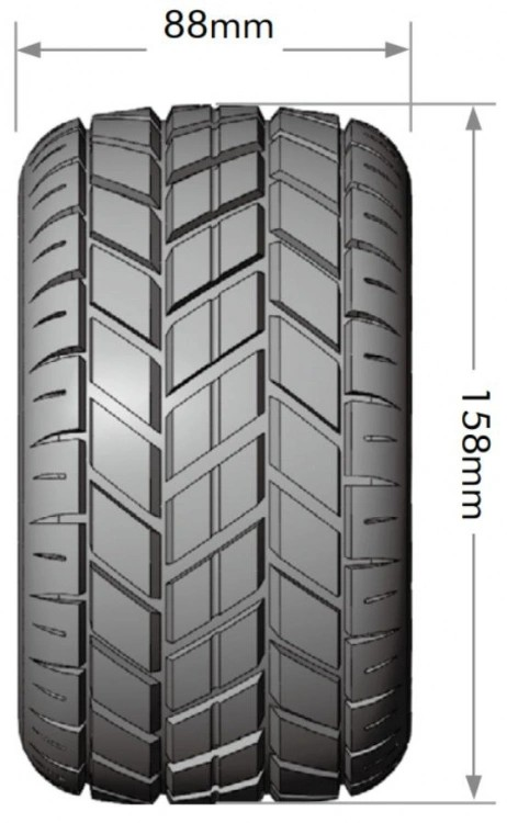 Louise ST-ROCKET 3.8" Sport MFT 1/8 Tires & Wheels 17mm Hex (2)