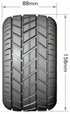 Louise ST-ROCKET 3.8" Sport MFT 1/8 Tires & Wheels 17mm Hex (2)