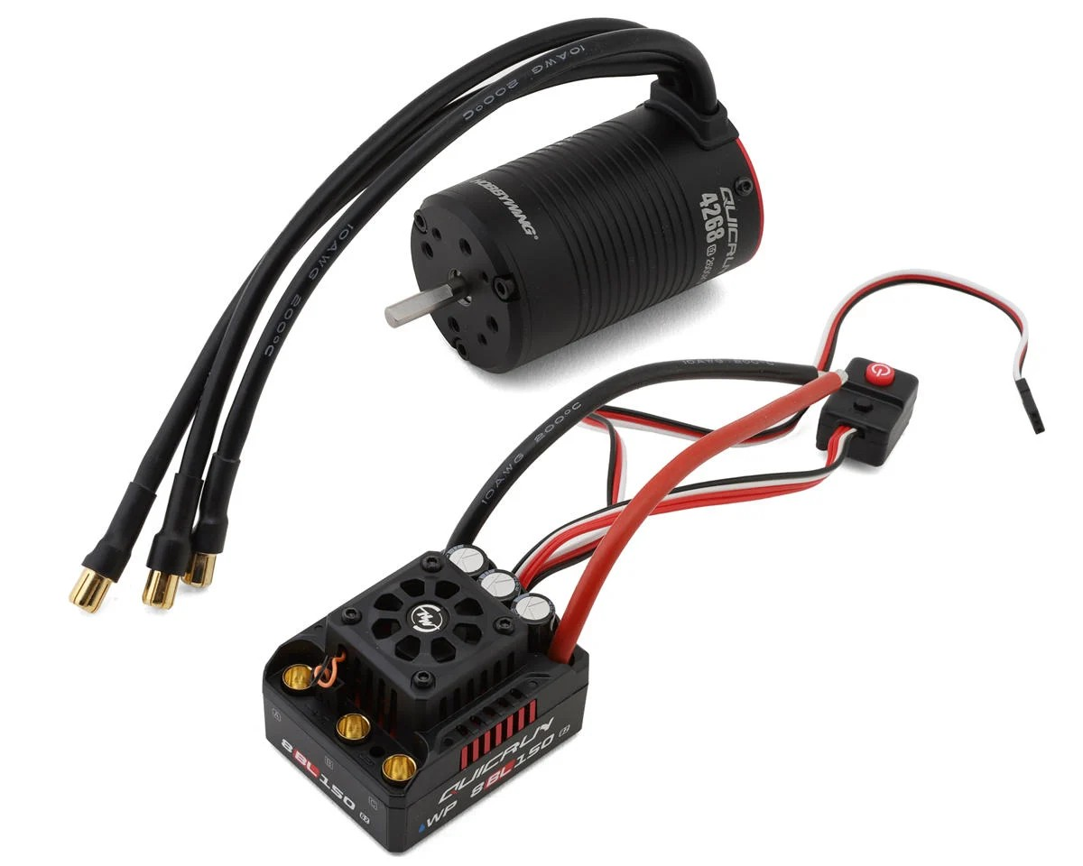 Hobbywing QuicRun 8BL150 G2 Combo 4268SL 2600kV για 1/8 Brushless RC