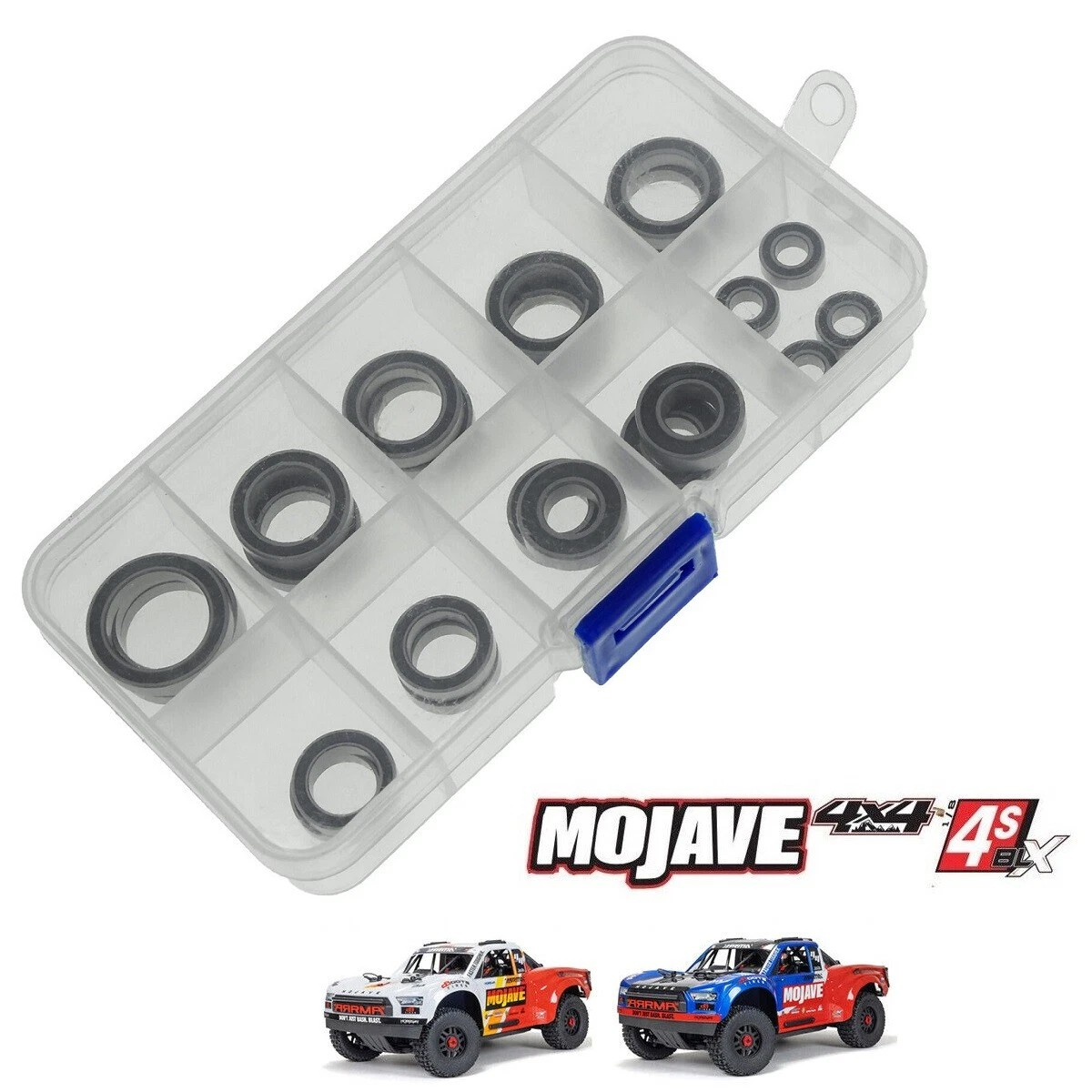 ProtonRC Arrma Mojave 1/8 4S 4X4 BLX Desert Truck Complete Bearings Kit 22 pcs