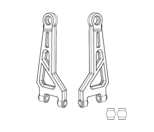 MJX Hyper Go Spare Parts Front Upper Suspension Arms Fits MJX 1/16 - Part 16210