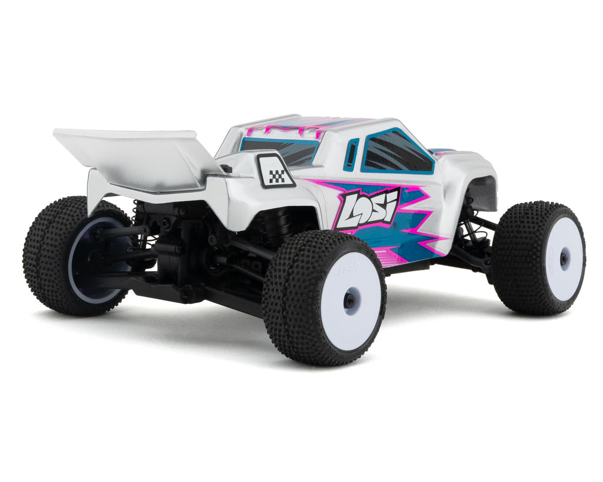 Losi Micro-T 1/28 RTR 2WD Stadium Truck (Silver)
