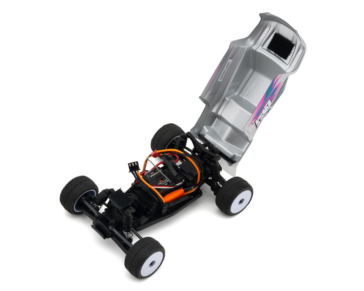Losi Micro-T 1/28 RTR 2WD Stadium Truck (Silver)